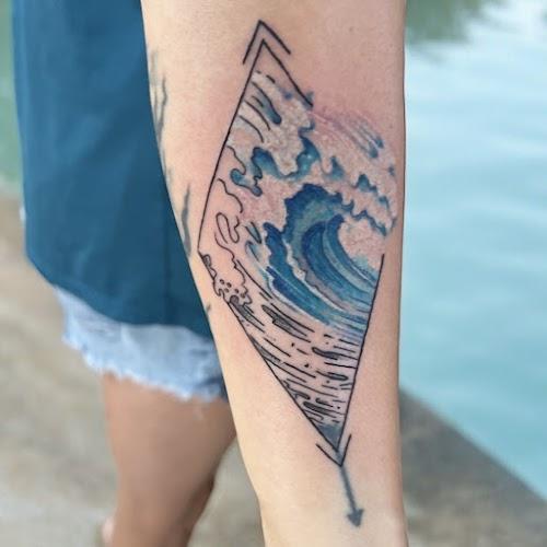 Shark & Dagger Tattoo