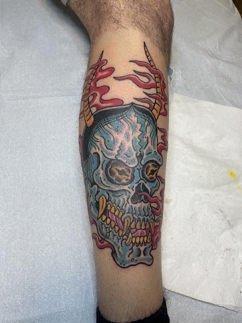 Mr Lucky's Tattoo
