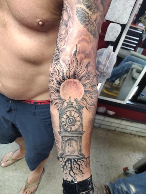 Electric Sunset Tattoo