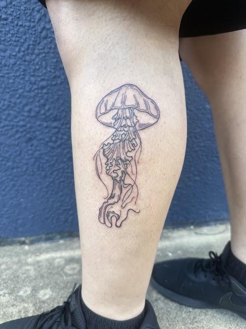 Bat & Cave Tattoo