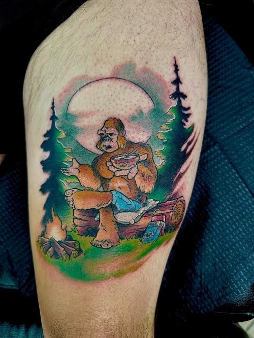 Electric Bigfoot Tattoo