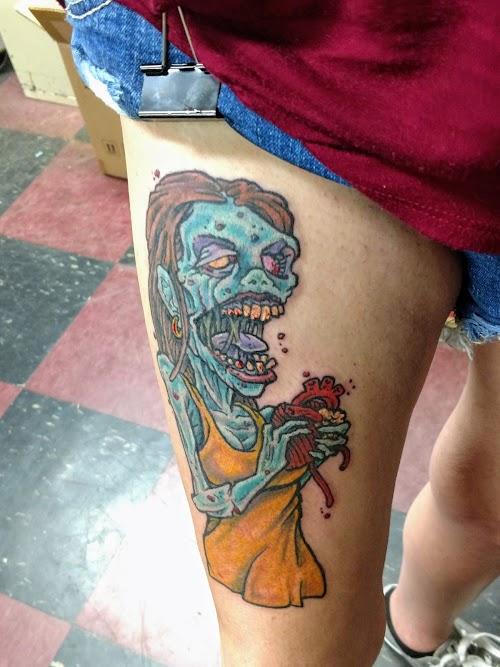 True Blue Electric Tattoo