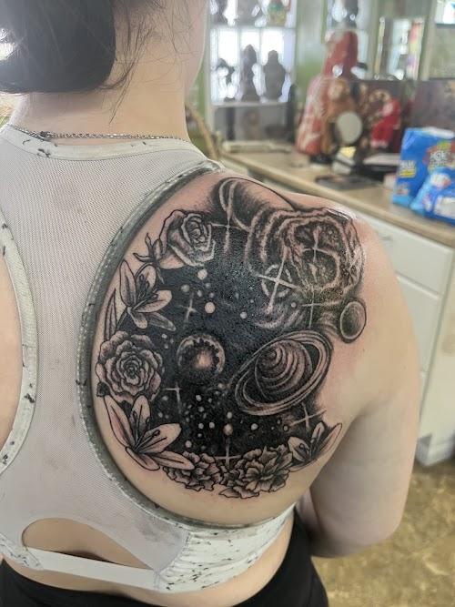 Painted Monkey Tattoo