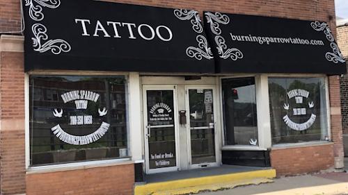 Burning Sparrow Tattoo