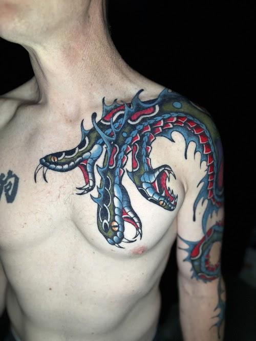 Quirky Bird Tattoo